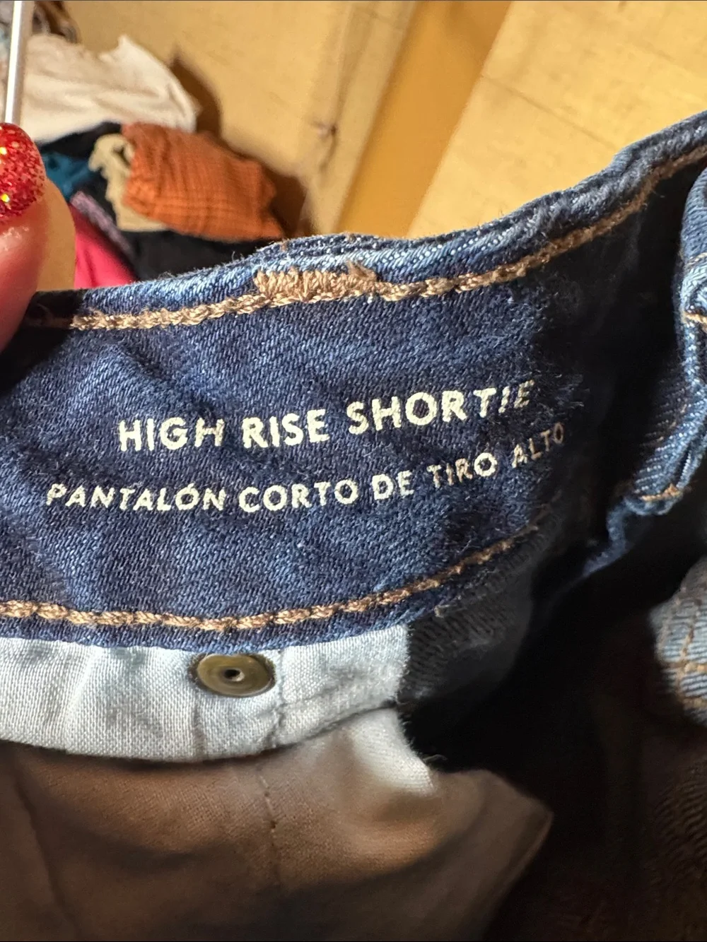 Universal Thread High Rise Shortie Distressed Denim Shorts Size 10